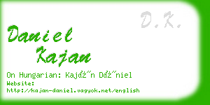 daniel kajan business card